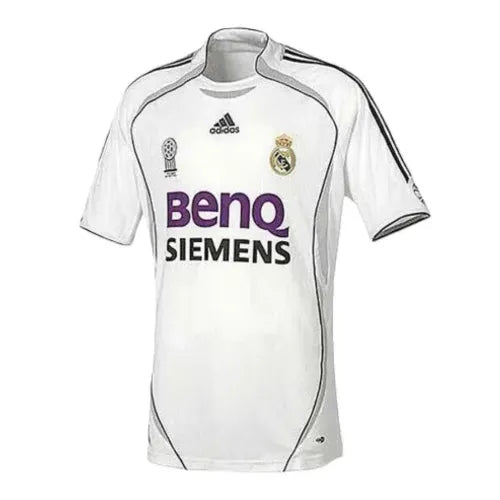 Camisa Real Madrid Home 06/07 Retrô - Branca