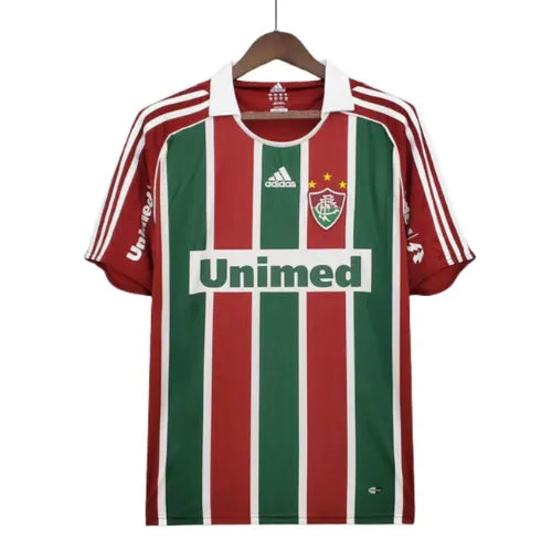 Camisa Fluminense Home 08/09 Retrô - Vinho e Verde