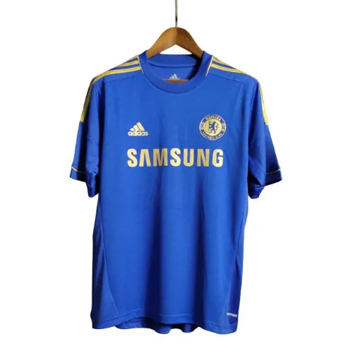 Camisa Chelsea Home 12/13 Retrô - Azul e Dourada