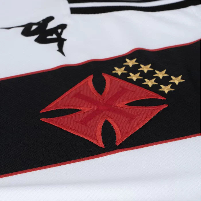 Camisa Vasco Feminina Away 24/25 - Branca e Preta